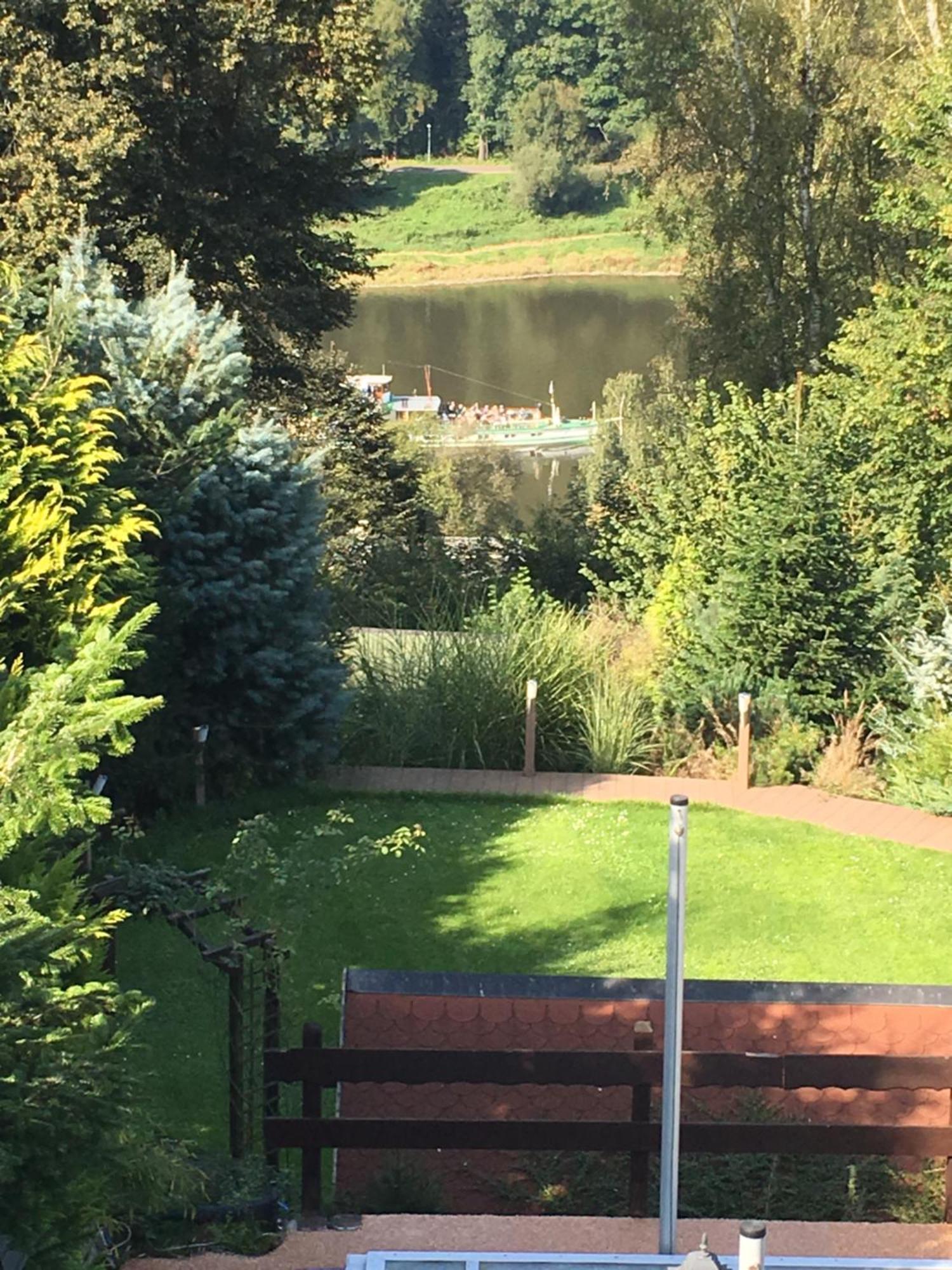 Ferienwohnung 1 Festungsblick Konigstein an der Elbe Bagian luar foto